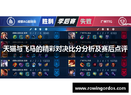 天猫与飞马的精彩对决比分分析及赛后点评